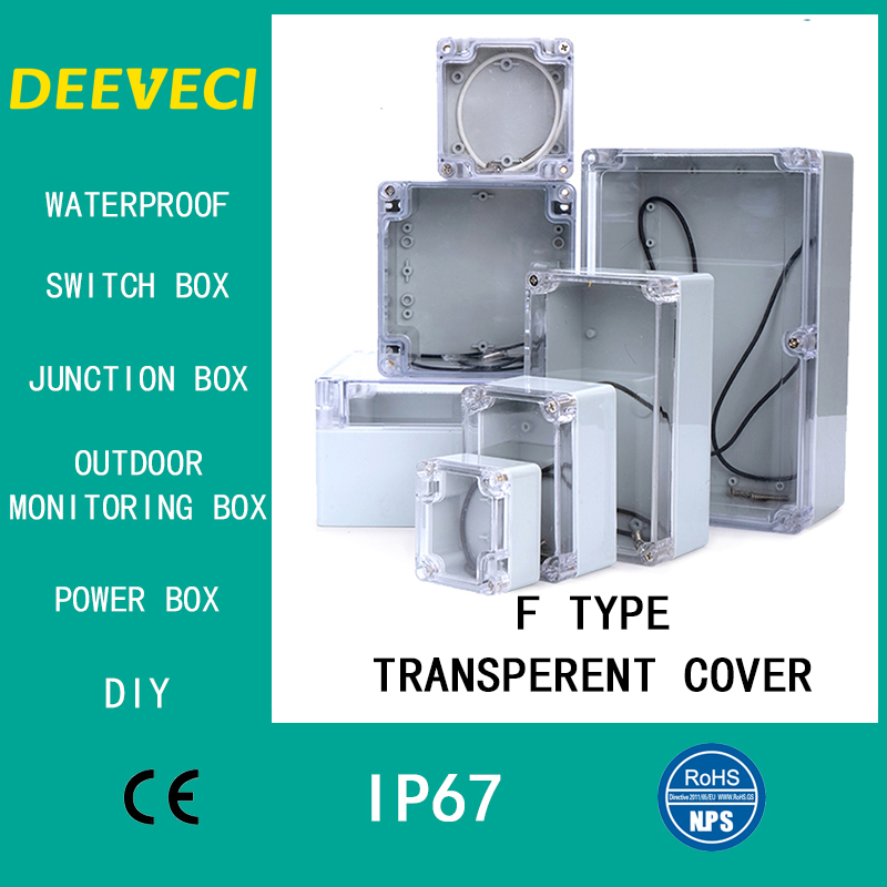 Diy Electronics Box - Прозрачный водонепроницаемый наружный корпус, пластиковая коробка,