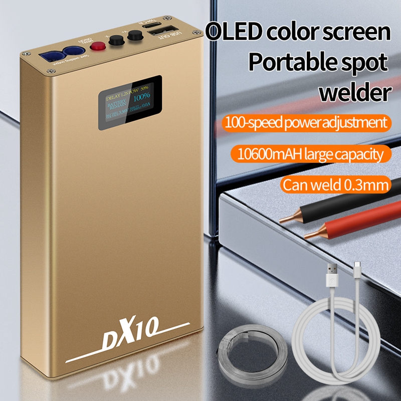 Diy Electronics Spot Welder - Точечные ручки 10600 мАч, 18650 мм,