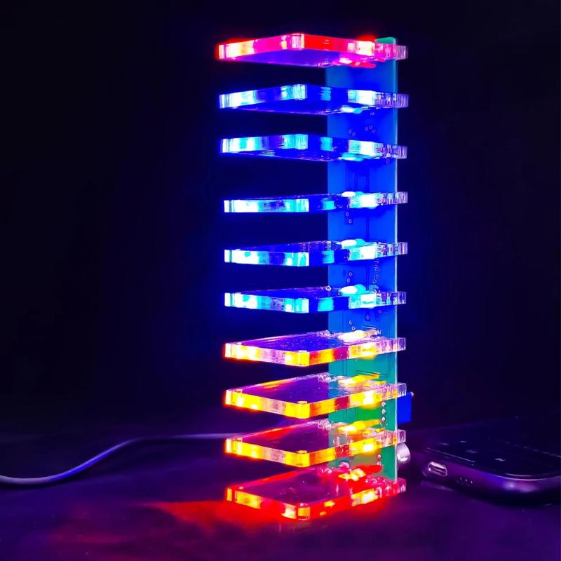 Diy Electronics Course - Набор для пайки: Светодиодная музыкальная колонна