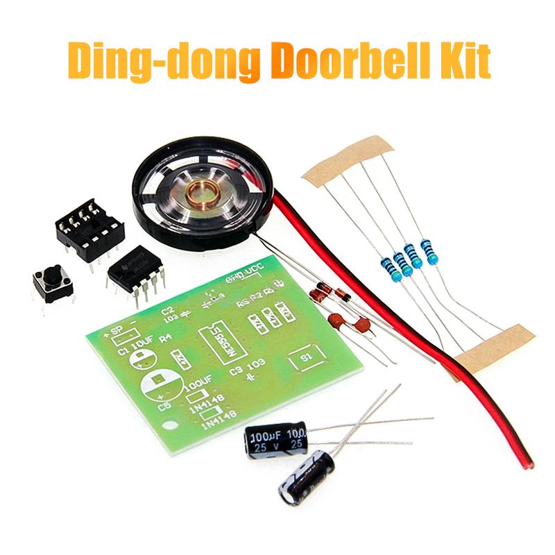 Diy Electronics Course - Двухтональный дверной звонок Ding Dong NE555: