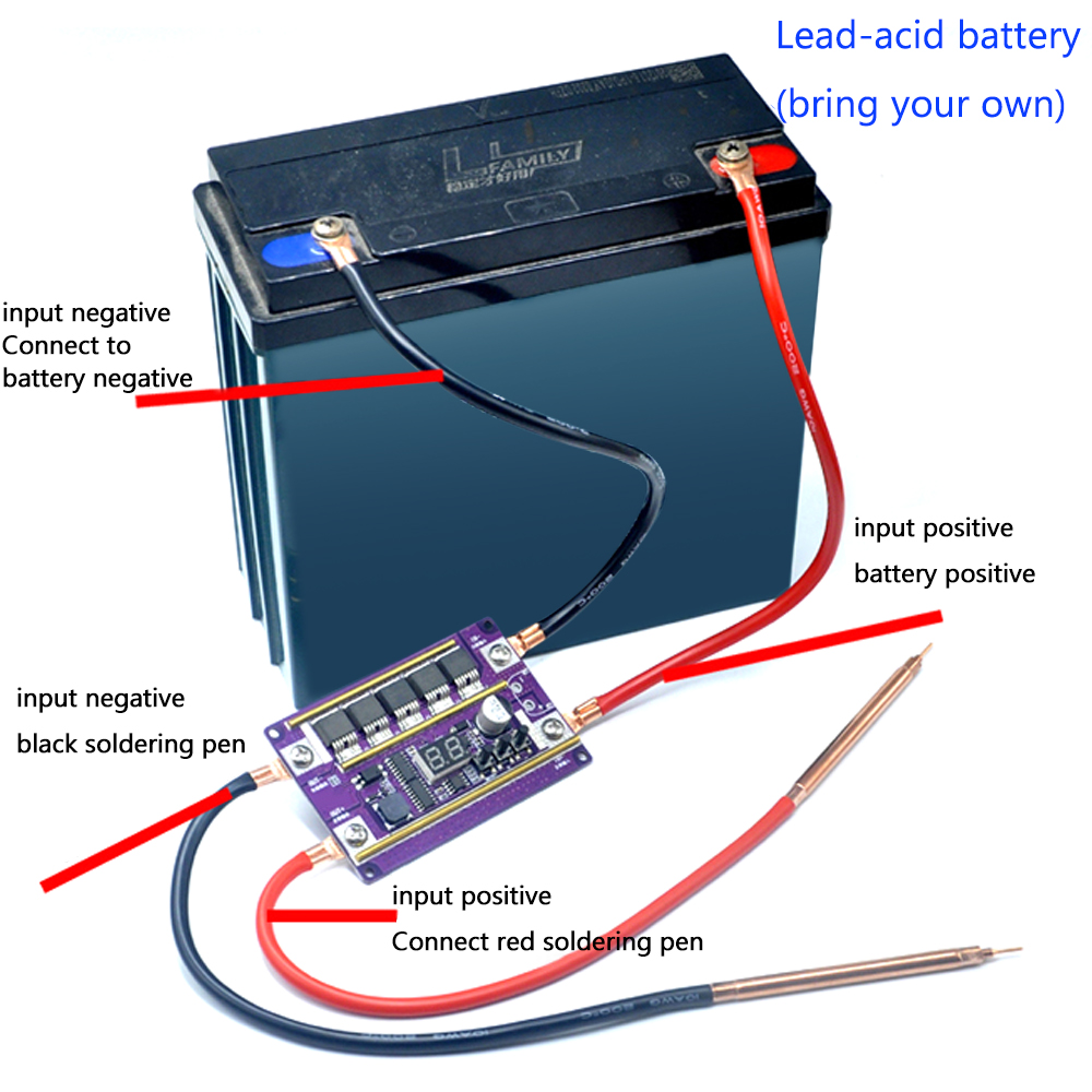 12 В комплекты для точечной св – обзор и цена Diy Electronics Spot Welder