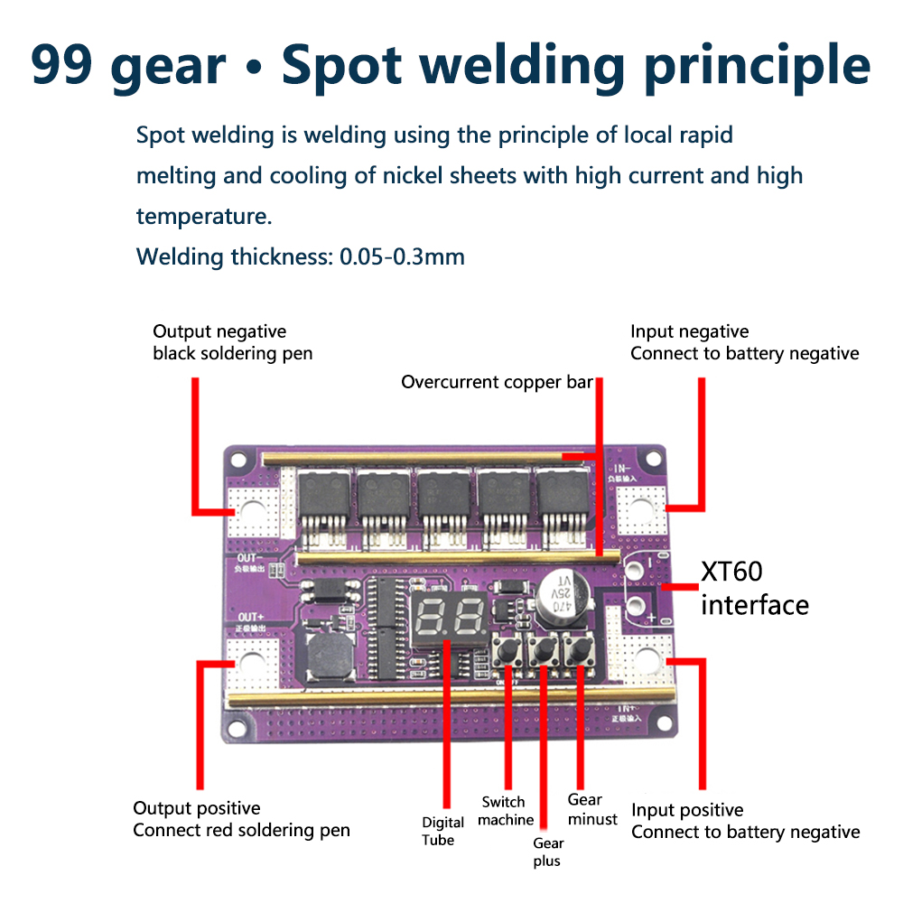 12 В комплекты для точечной св – обзор и цена Diy Electronics Spot Welder