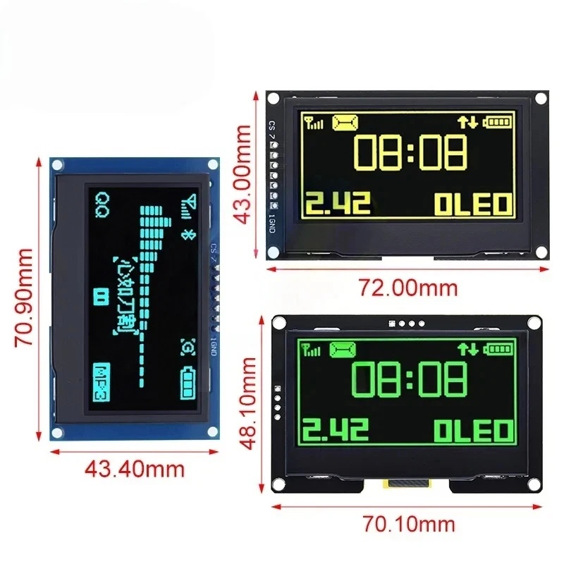 2.42-дюймовый OLED-дисплейный  – обзор и цена I2C Lcd Display