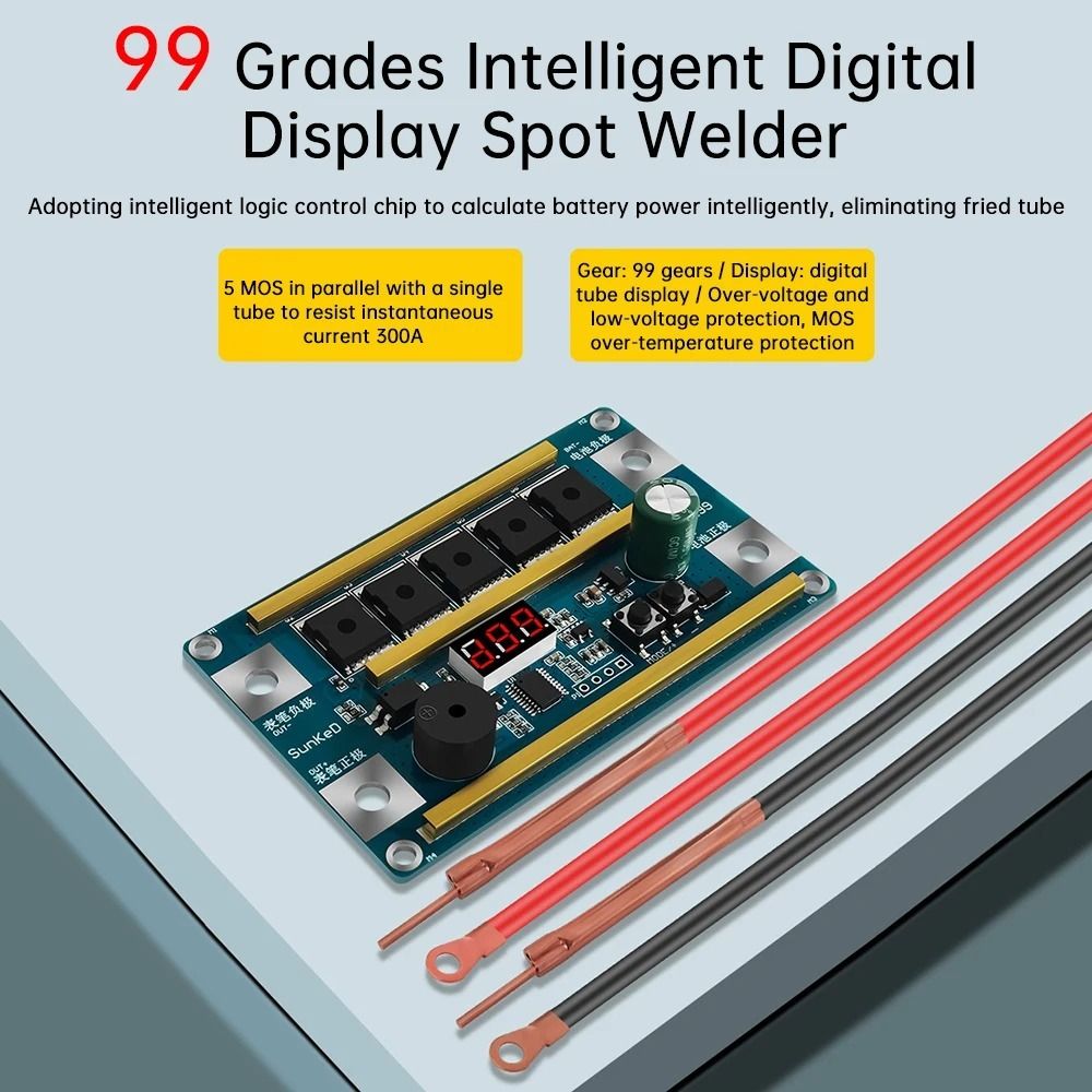 Портативный 12В аппарат для то – обзор и цена Diy Electronics Spot Welder