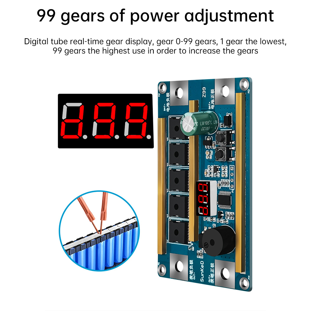 99 режимов работы, 12В, компле – обзор и цена Diy Electronics Spot Welder