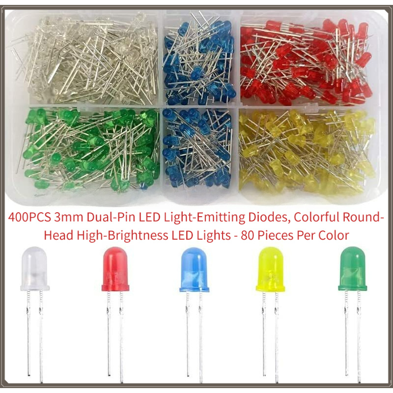 400 шт. светодиодов с двойным  – обзор и цена R/Diy Electronics