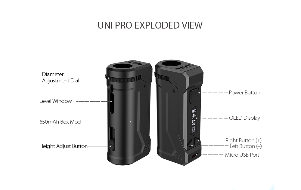 Оригинальный аккумулятор Yocan – обзор и цена Diy Vape Electronics