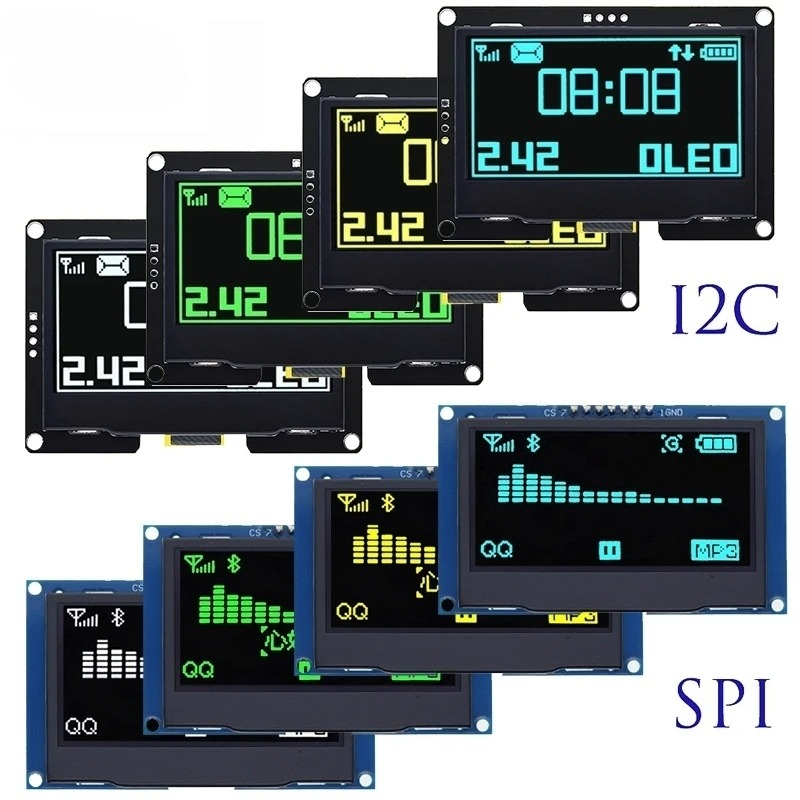 2,4-дюймовый OLED LCD дисплейн – обзор и цена I2C Lcd Display