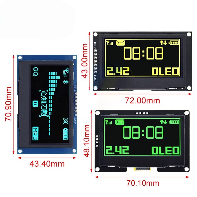 2,4-дюймовый OLED LCD дисплейн – обзор и цена I2C Lcd Display
