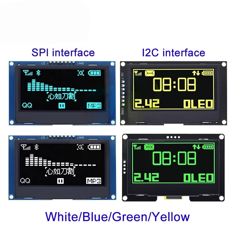2,4-дюймовый OLED LCD дисплейн – обзор и цена I2C Lcd Display