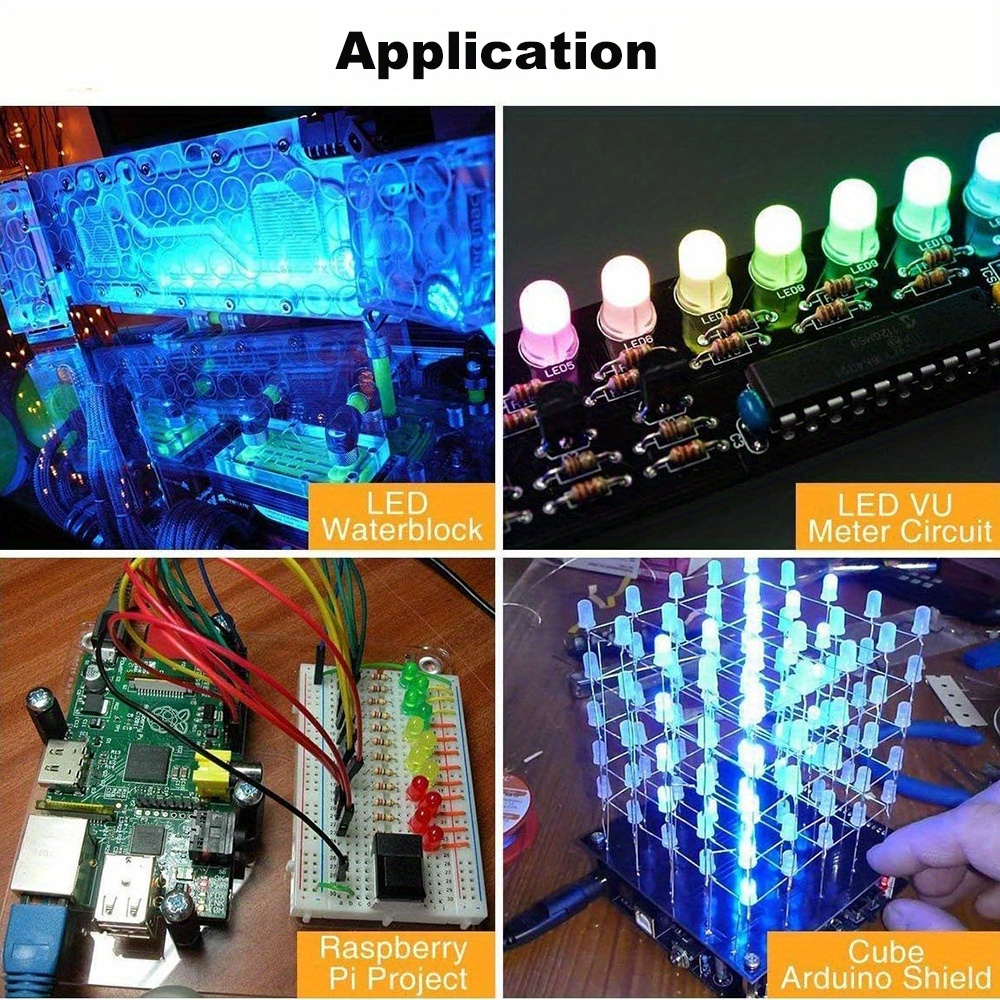 Набор светодиодов 3 мм и 5 мм, – обзор и цена R/Diy Electronics