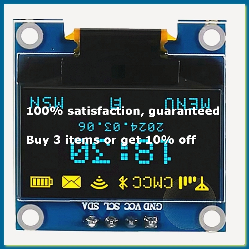 0,96-дюймовый OLED-дисплей I2C – обзор и цена I2C Lcd Display