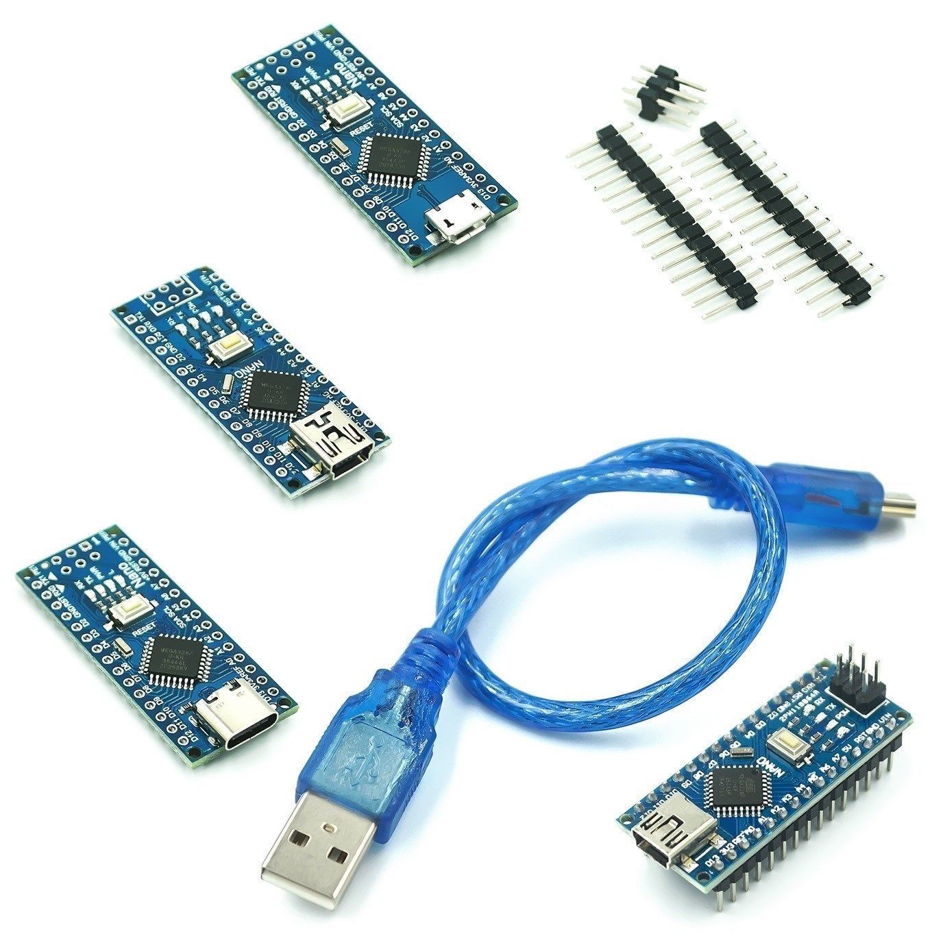Для nano Mini / Type-C / Micro – обзор и цена Arduino Uno Starter Kit