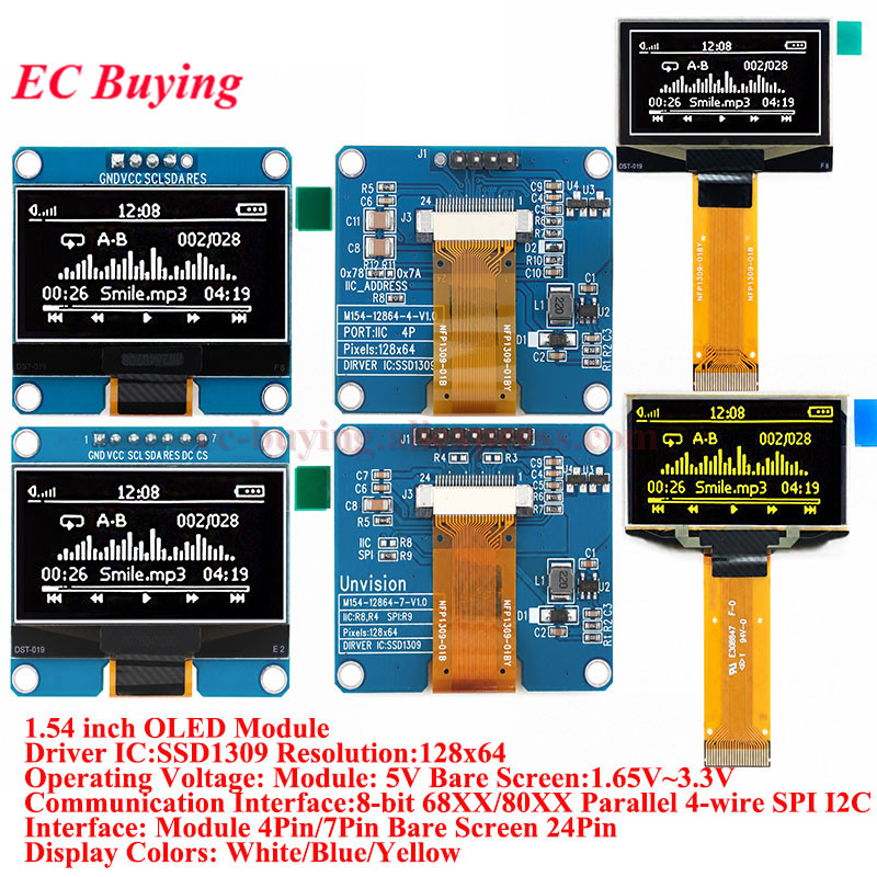 1,54-дюймовый OLED-модуль, 1,5 – обзор и цена I2C Lcd Display