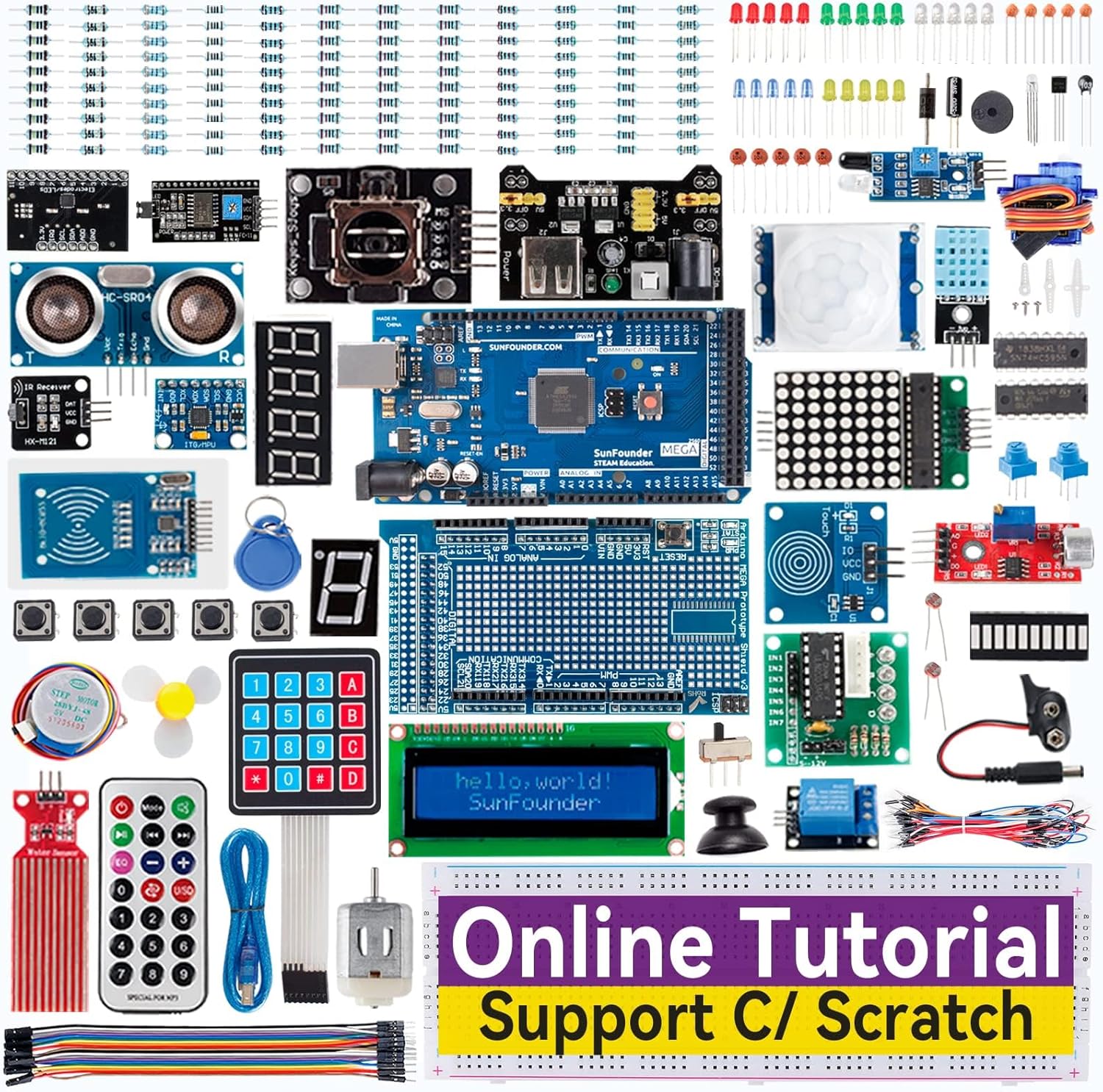 Проект SunFounder: Самый полны – обзор и цена Arduino Uno Starter Kit